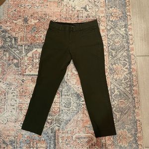 GREEN CROPPED TROUSERS • BANANA REPUBLIC
